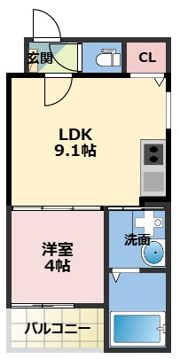 LIX大和田駅前の間取り