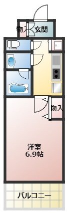 ソルテラスOSAKA EAST GATEの間取り