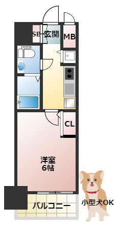 エスリード大阪城の間取り