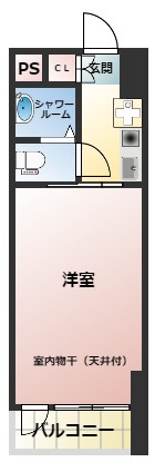エクセレント中道の間取り