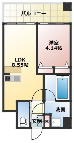 プレジオ城北の間取り
