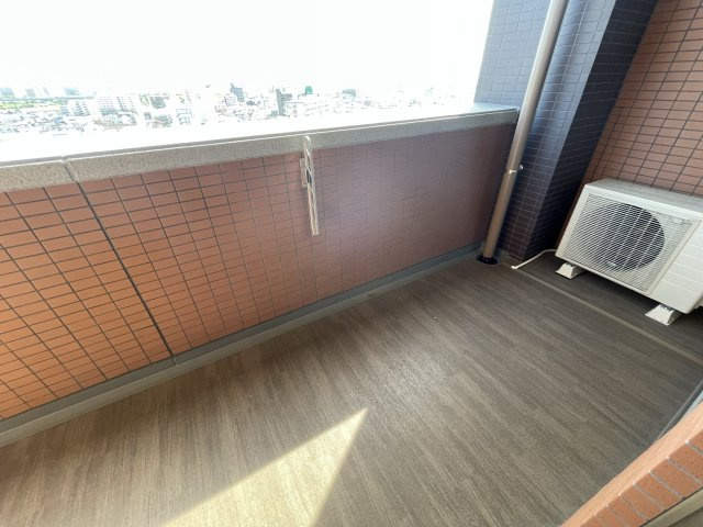 プレジオ城北のバルコニー
