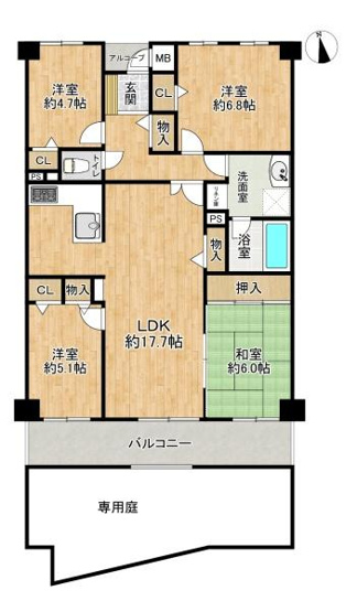 【間取り】 | コスモ塩屋