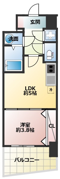 セレニテ京橋クレアの間取り