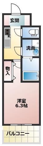 スプランディッド新大阪キDUEの間取り