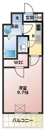 スプランディッド新大阪キDUEの間取り