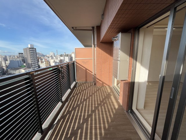 プレジオ阿波座のバルコニー