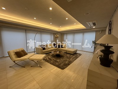 プレステージレジデンス白金台の居間・リビング|ゆったりとしたリビングです