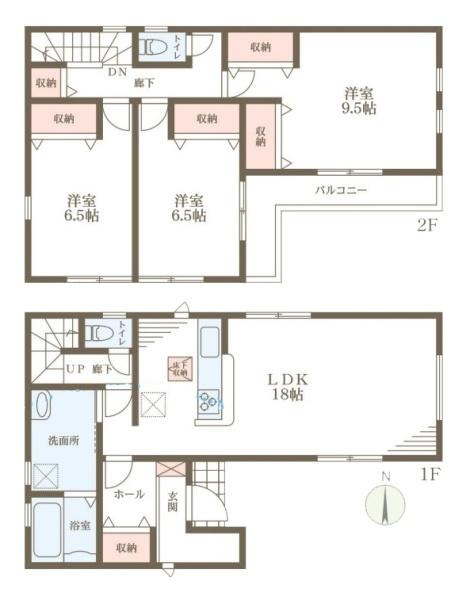 リーブルガーデン疋田 ／新築一戸建の間取り