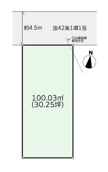横浜市栄区東上郷町の売地
