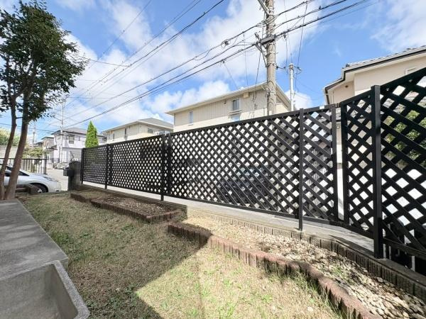 藤沢市大鋸の中古一戸建の庭