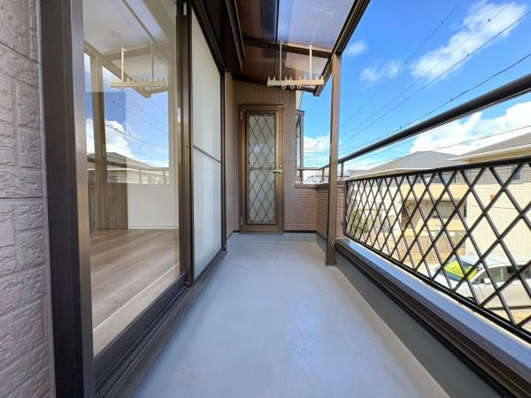 藤沢市大鋸の中古一戸建のバルコニー
