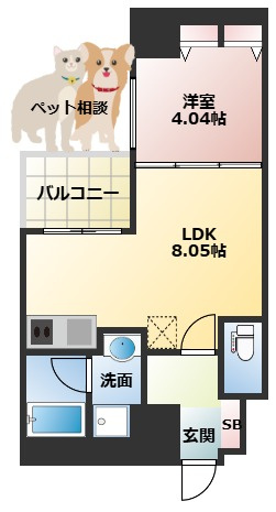 プレジオ本町の間取り