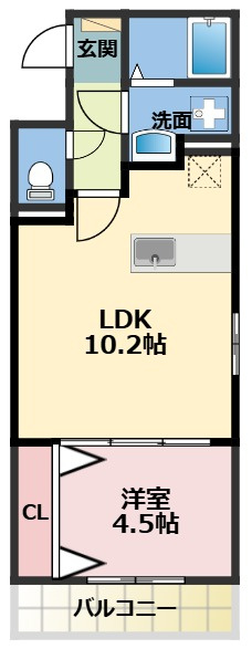 ヴェルメゾン旭町の間取り