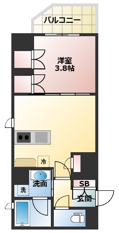 CREATIF堂島の間取り