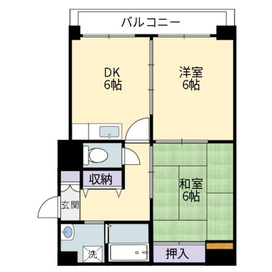 【間取り】 | 西津田中村コーポ