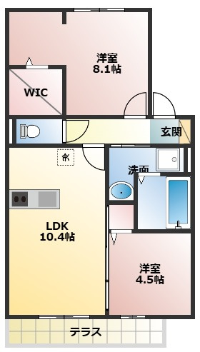 グランドゥール畷の間取り|間取り図を参照してください