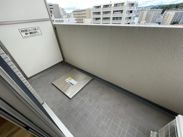 アスリート江坂Ⅱ番館のバルコニー