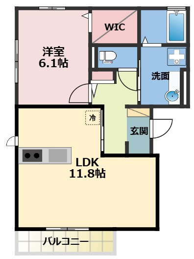 クレヴィアメゾンの間取り