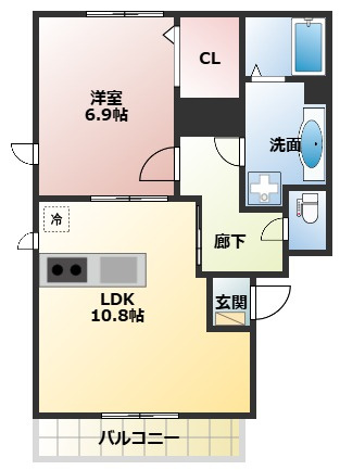 ビュー大久保の間取り