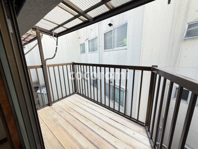 須山町戸建のバルコニー