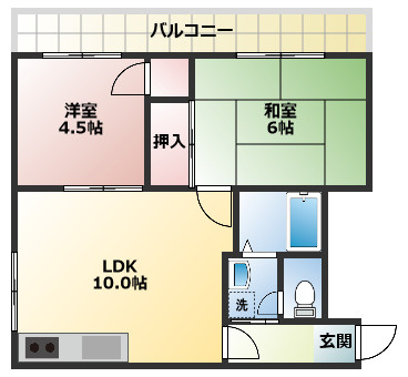 レスターテIIの間取り