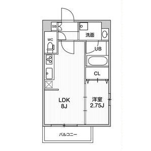 Fortuney江坂Ⅱの間取り|同物件反転のお写真となっております
間取り図を参照してください
