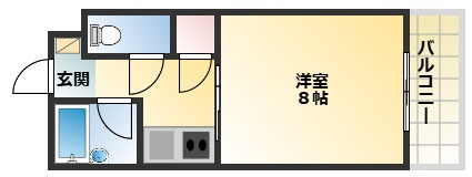ロータリーマンション萱島西の間取り