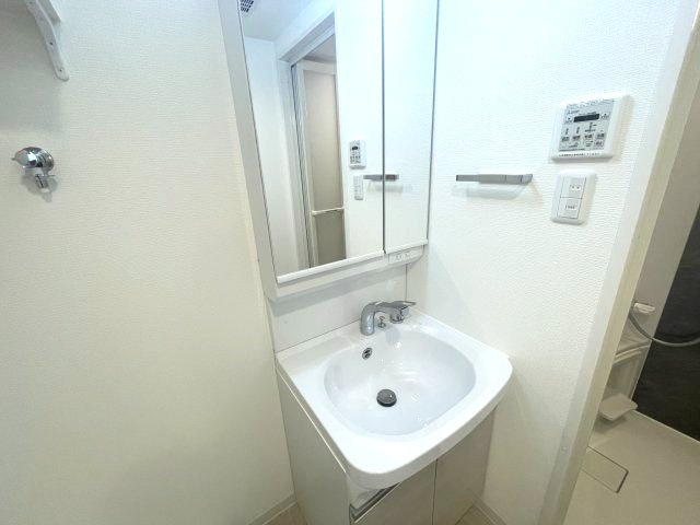 アドバンス上町台シュタットの独立洗面台