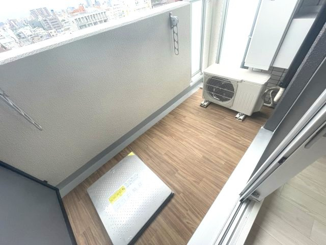 アドバンス上町台シュタットのバルコニー