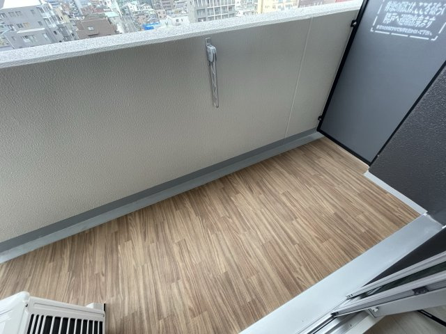 アドバンス上町台シュタットのバルコニー
