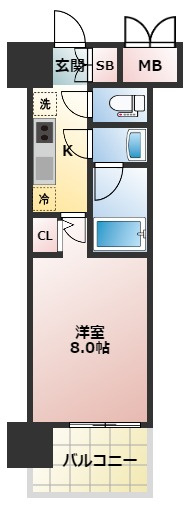 パークフラッツ江坂の間取り