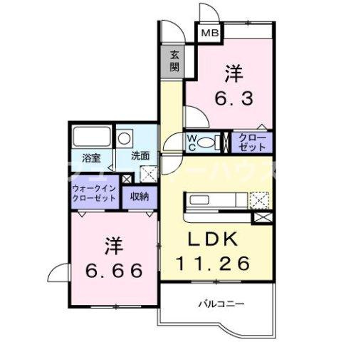 ジェルメの間取り