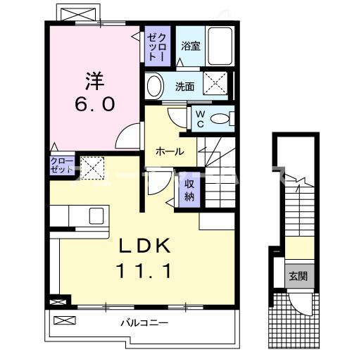 ル・シエソワ　Ｂの間取り