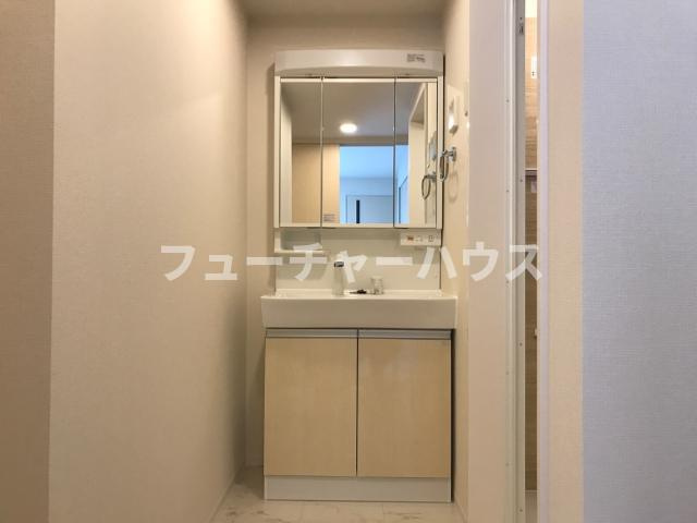 サクシード鹿島谷Ｂの洗面所|洗面