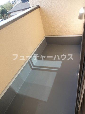 グラースＡのバルコニー|落ち着いた時間を過ごせるバルコニーです