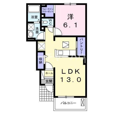 パルパレスＡの間取り
