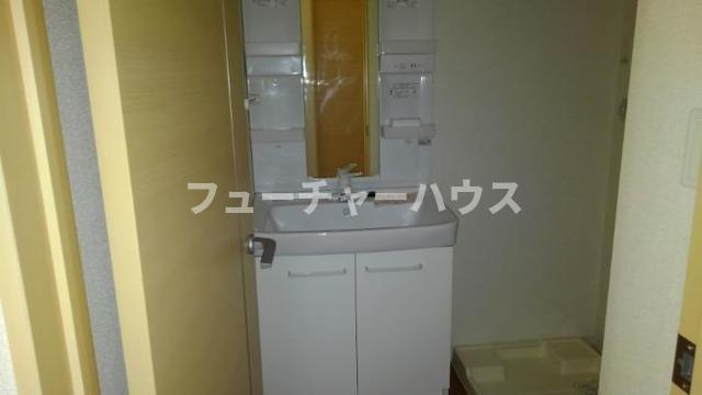 パルパレスＡの洗面所|広い洗面スペース