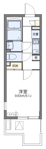 レオネクストラ　メイジュ天神橋の間取り|代表的な間取のため実際の間取とは異なる場合があります
