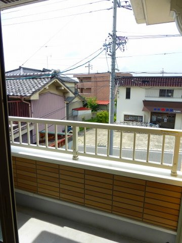 Ａ・ラージュのバルコニー