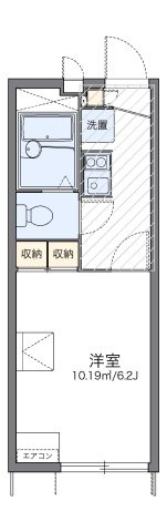 レオパレスコートリバーⅢの間取り