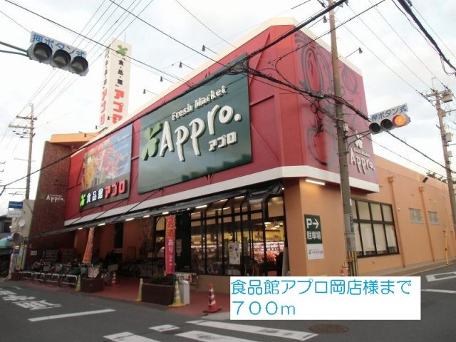 ＫＩフードアルティフェスビュ－の周辺|食品館アプロ岡店様まで700m