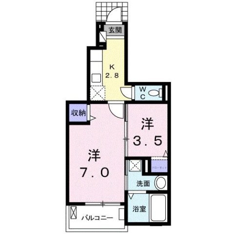 ファンタジー　ランドの間取り