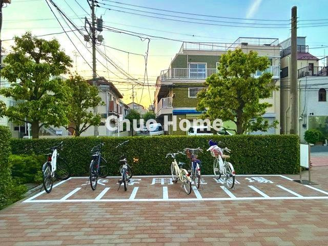 コスモステージ荒川遊園サウスリッジの駐輪場|来客用駐輪場