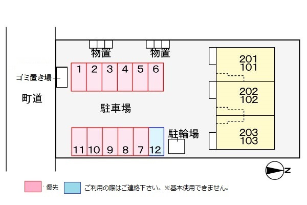 ルーチェの区画図