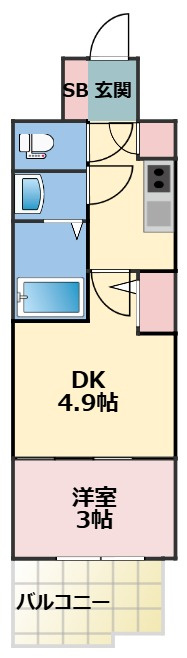 セレニテ東梅田アリエの間取り