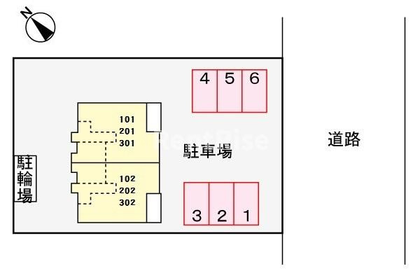 ベル　エスポワールの区画図