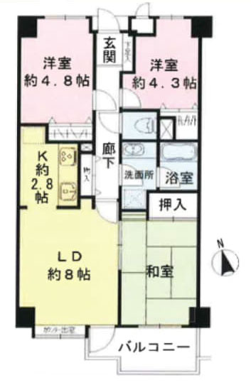 青梅市天ヶ瀬町の中古マンション