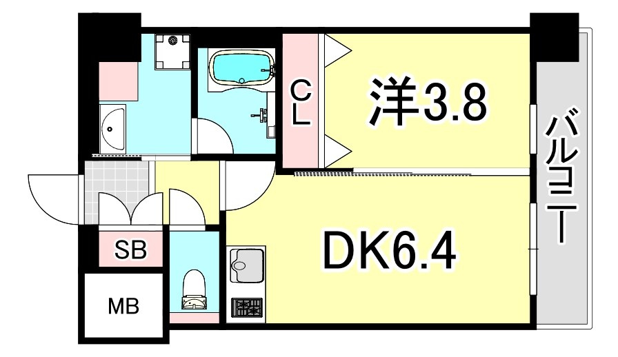 エスタート御幣島の間取り