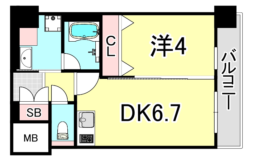 エスタート御幣島の間取り